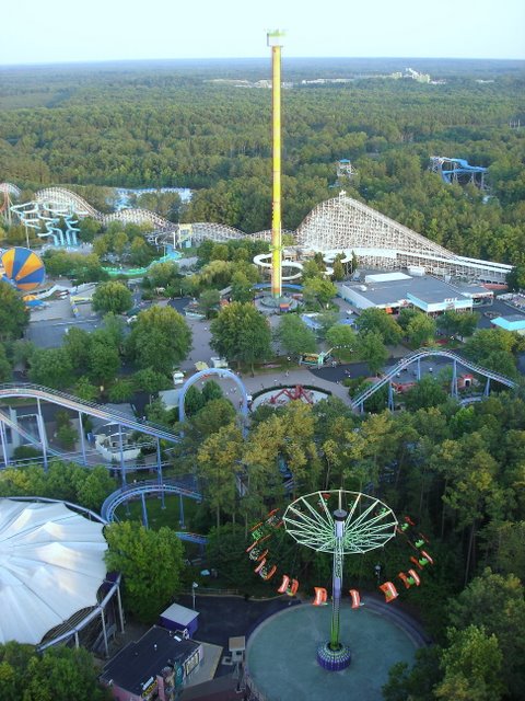 the Drop Zone stunt tower