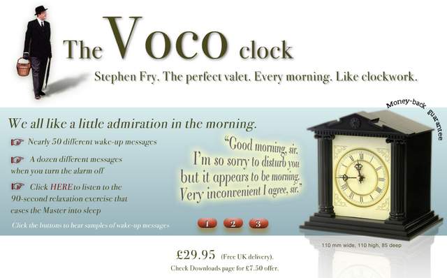 VOCO clock