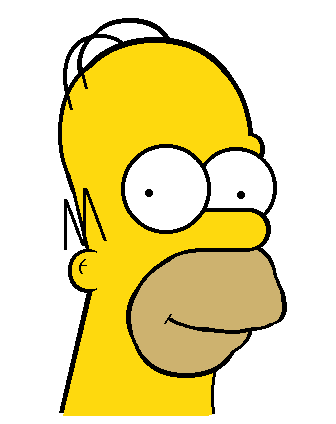 Homer Simpson in HTML/CSS