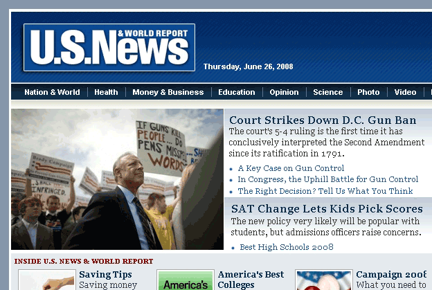 Gun Ban Sign USNews.com