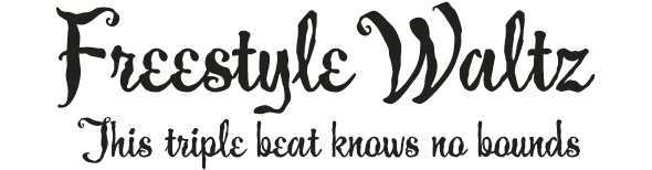 A sample of the Guedel Script typeface