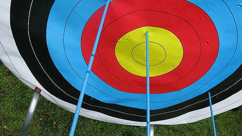 Bullseye Target for Archery Practice