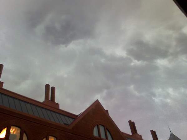 Ominous Dark Clouds Over Georgetown