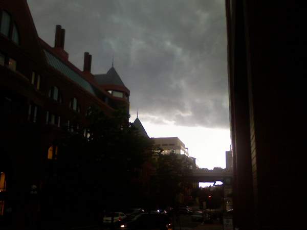 Scary Clouds Over Georgetown