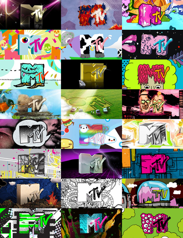 Various MTV logos